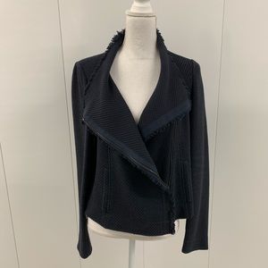 Like New Vince Scuba/Moto Cotton Blend Jacket LG